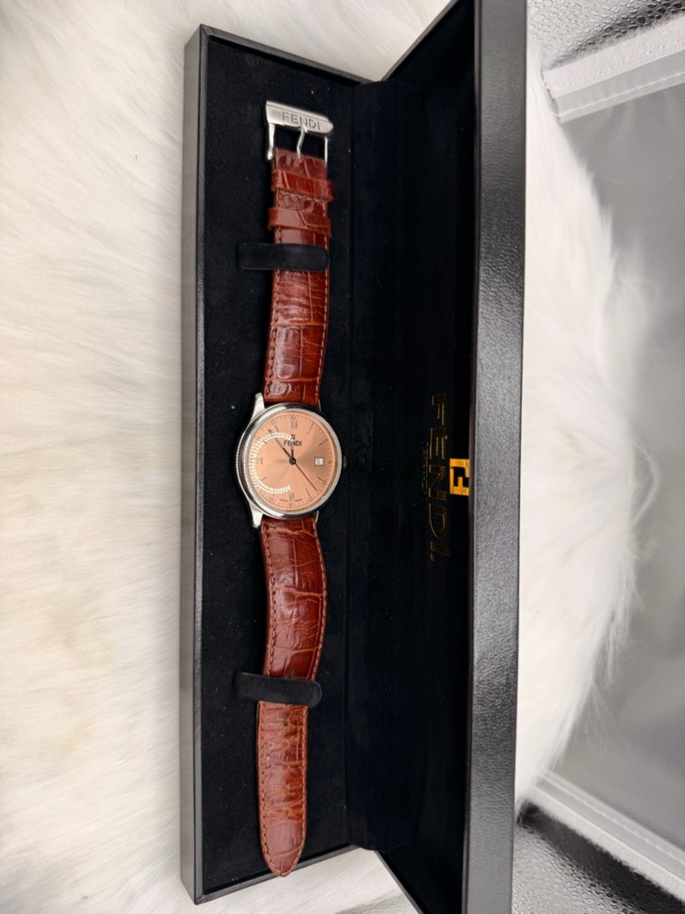 Vintage Fendi Leather Men’s Watch